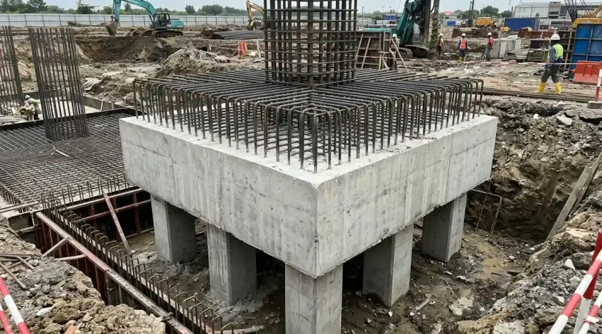 kedalaman pile cap