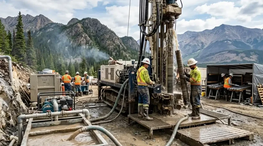 wet drilling