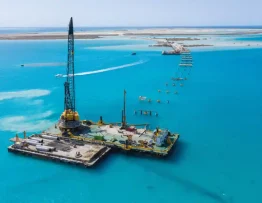 Cara Pemasangan Tiang Pancang di Laut